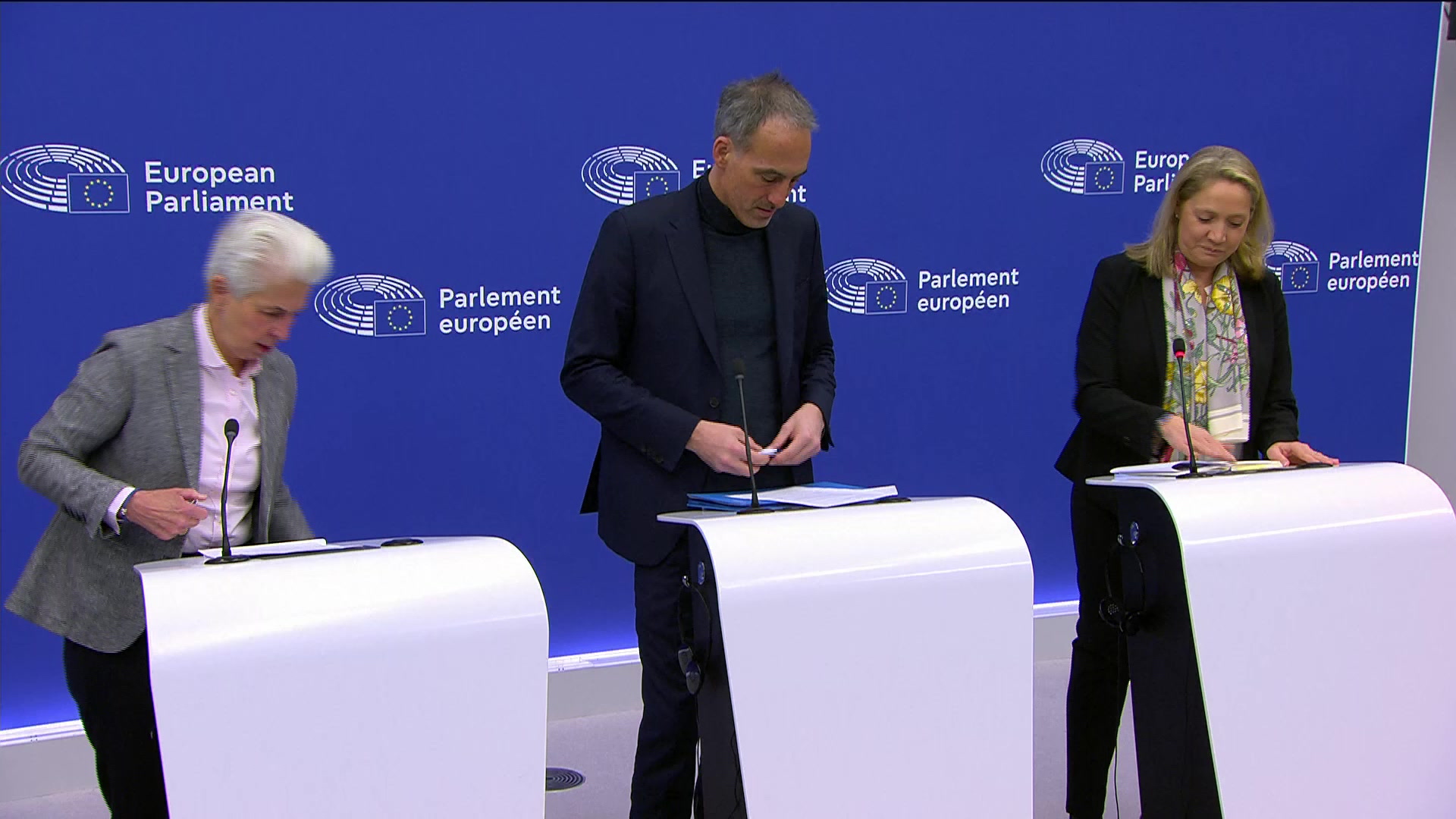 Press Conference by by François-Xavier BELLAMY (EPP, FR), Raphaël GLUCKSMANN (S&D, FR), rapporteur and Marie-Agnes STRACK-ZIMMERMANN (RE, DE), SEDE Chair, on the European Defence Industry Programme